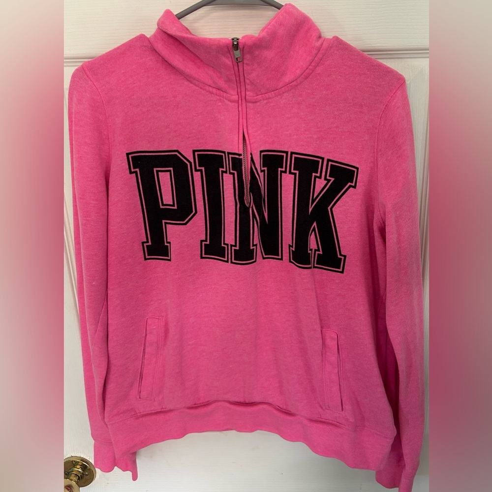 PINK Victoria's Secret half-zip hoodie